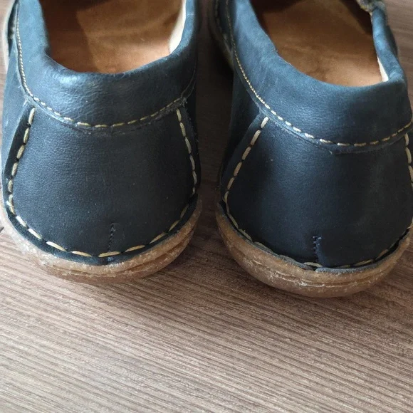 Born Nerina Navy Penny Loafers - Classic Slip-On Shoes - Picture 5 of 6